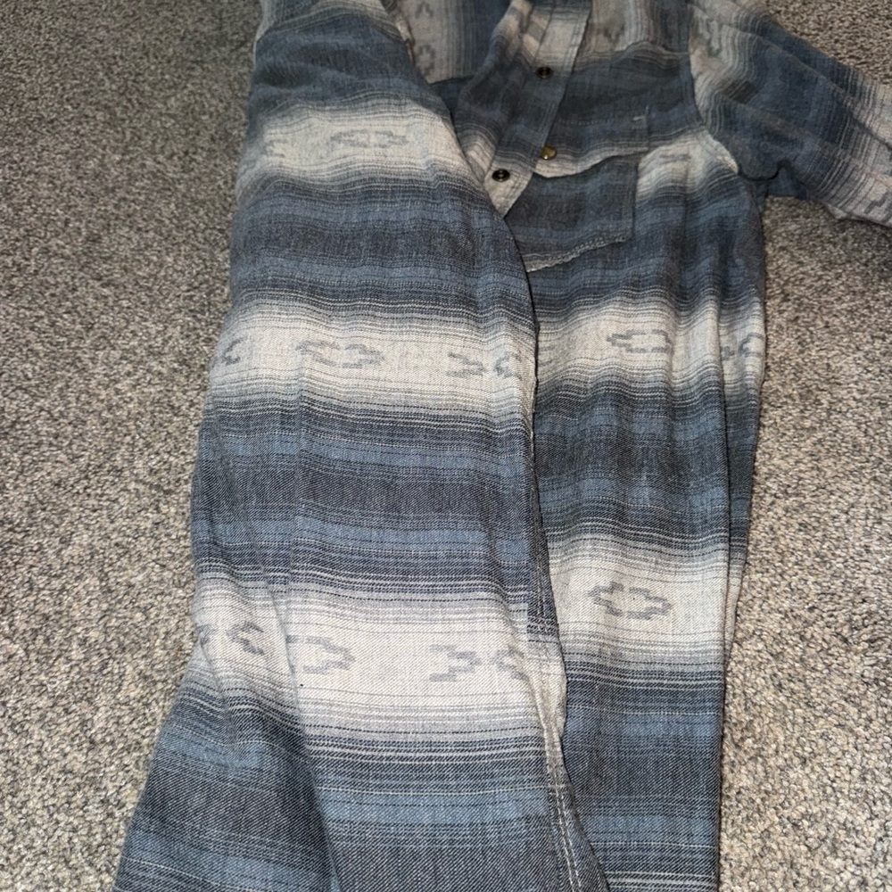 Red Head Ranch Flannel Blue Flannel Shirt - Picture 5 of 6